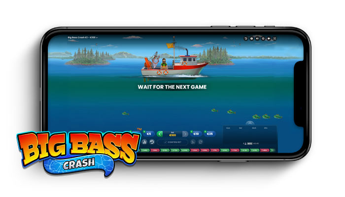 Big Bass Crash by Pragmatic Play can be played on a mobile device