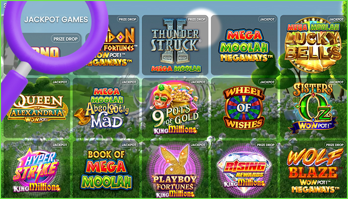 An efficient and accurate search for Jackpot Games reveals only those types of games