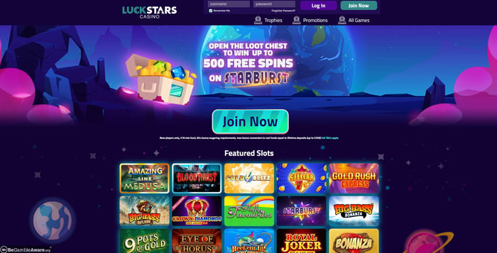 LuckStars UK Service Gaming: A Review for UK Players