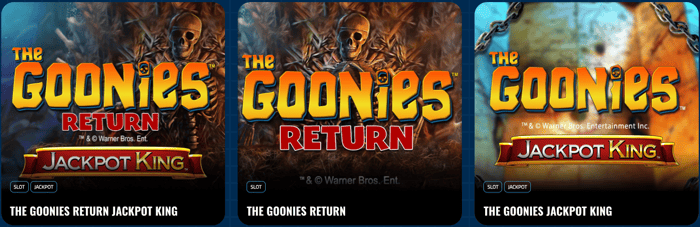 Goonies slot tiles