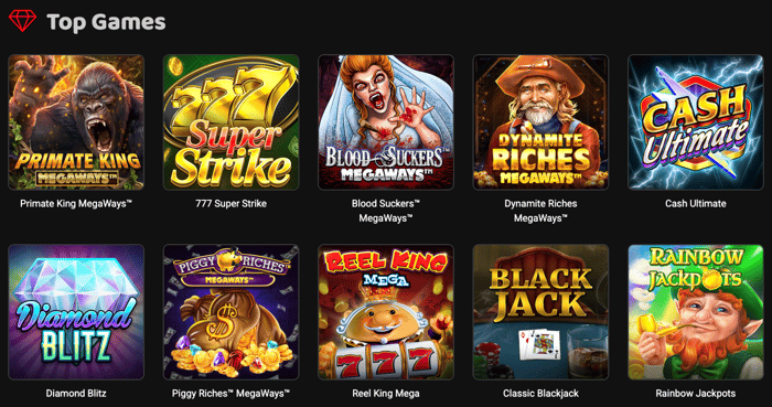 Red Tiger top games lobby