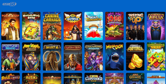 Play'n GO games available at Monster Casino